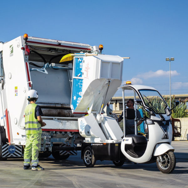 Motocarro Eléctrico para Recolección de Basura, Serie Ionelettric