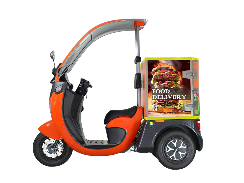 Triciclo eléctrico para entrega de comida